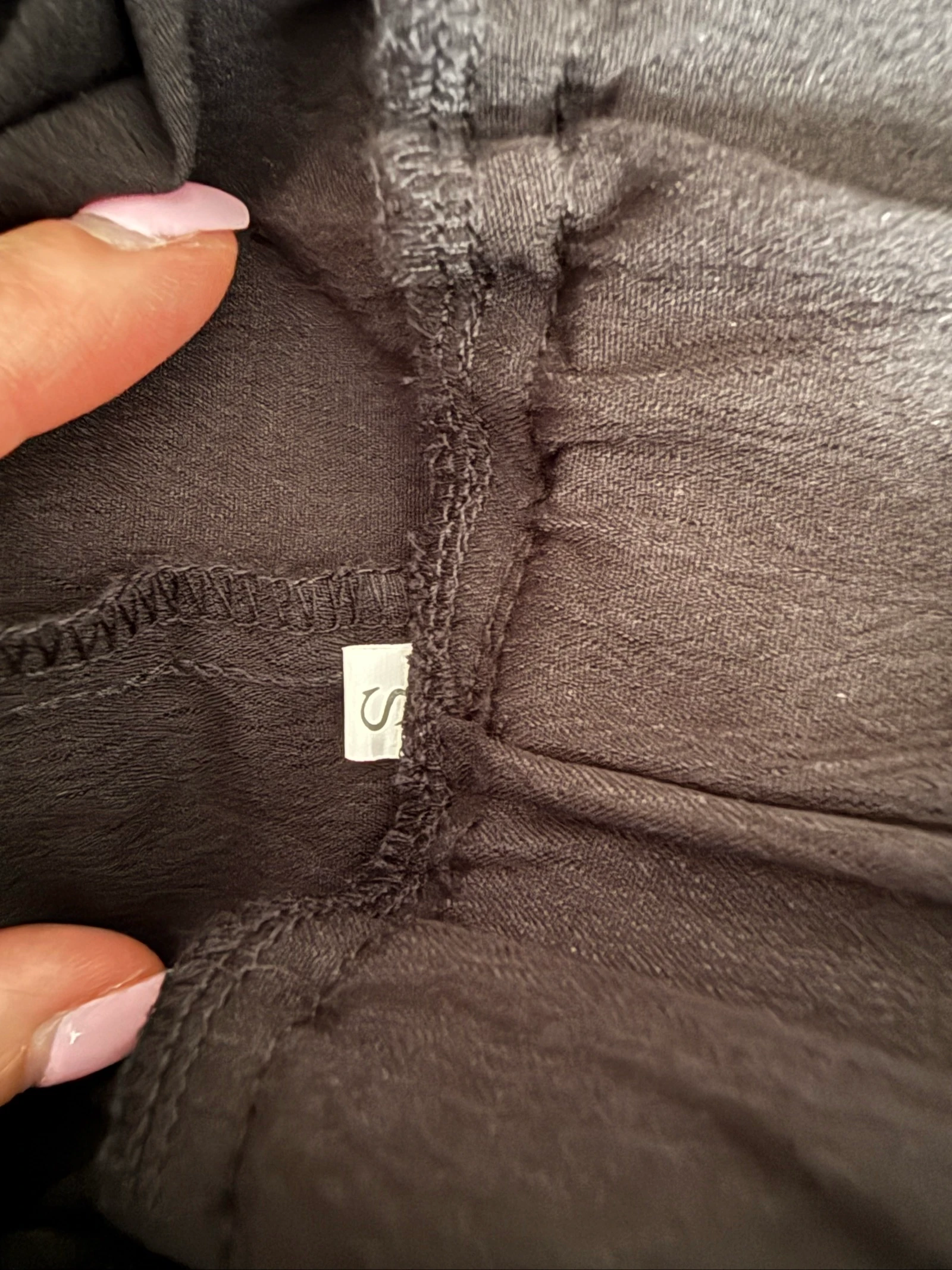 Pantalón negro de moda talla S – photo 6